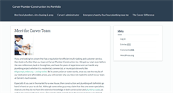 Desktop Screenshot of carverconstructioninc.com